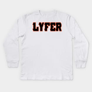 Cincinnati Lyfer!!! Kids Long Sleeve T-Shirt